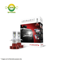 2x LED Headlight Bulbs H7 12/24V For Alfa Romeo 147 1.9L I4 16v-E70-990007