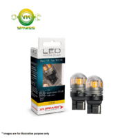2x LED T20 Wedge Bulb 12V Amber 250LM For Fiat 500 1.2L 169A4 I4 8v-E70-990126