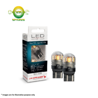 2x LED T20 wedge Bulb 12V 6200K 360/120LM For Fiat 500 1.2L I4 8v-E70-990128